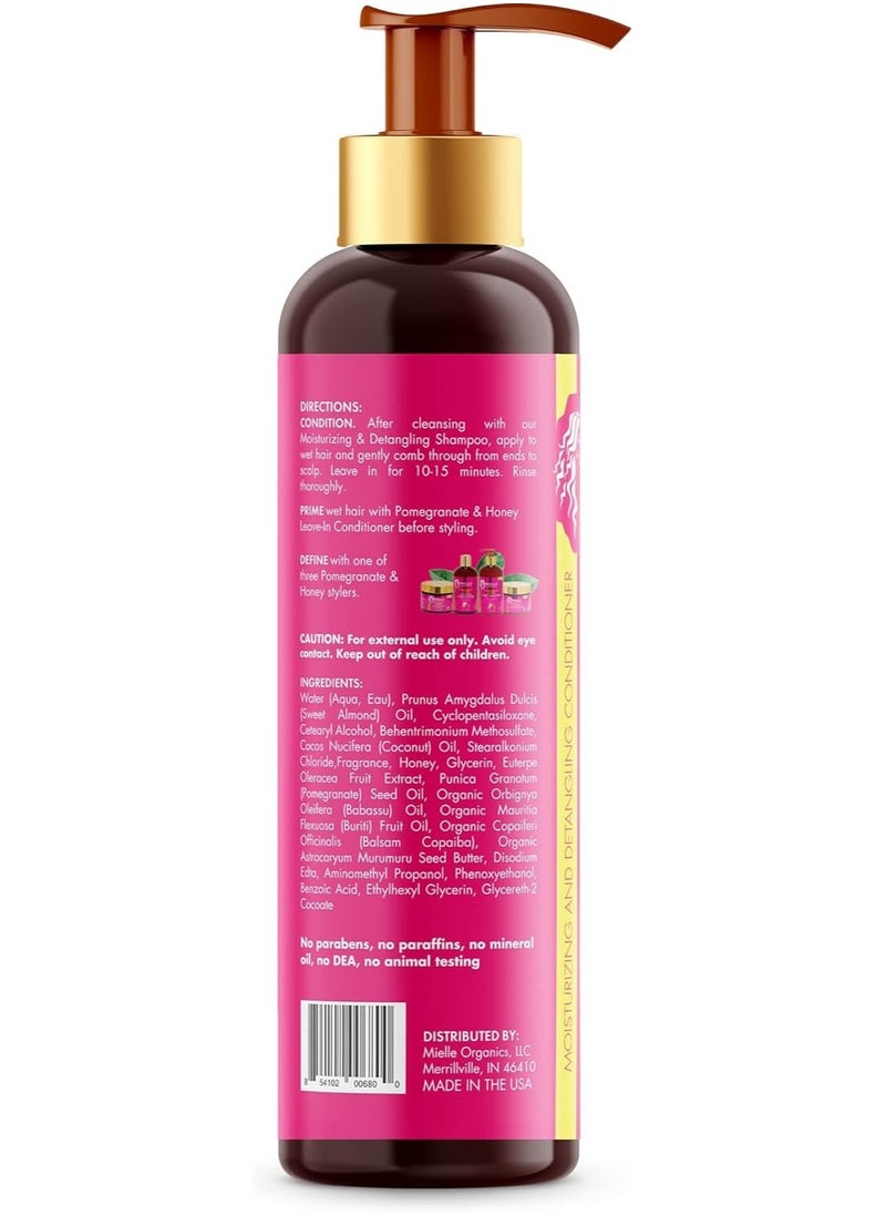 Generic - Mielle Pomegranate & Honey Detangling Conditioner, Hydrating & Moisturizer For Dry, Damaged, & Frizzy Hair, Treatment For Thick Curly Wavy Hair Type 4 Hair, 12-Fluid Ounces - Image 1