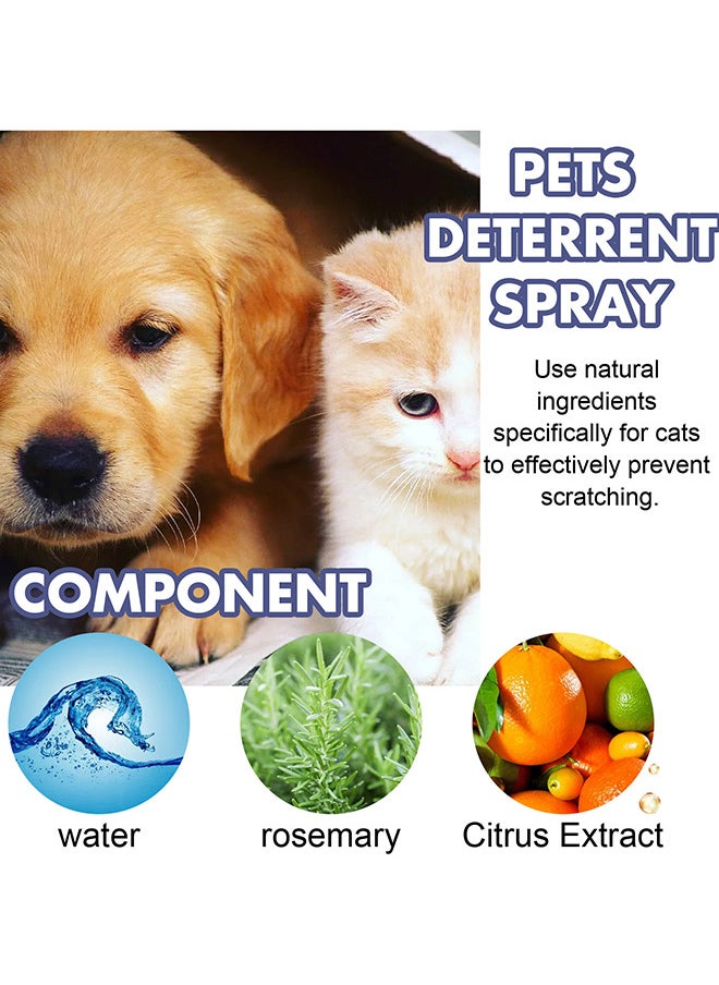 YEGBONG - Cat Deterrent Spray Cat Repellent Spray Behaviour Training Prevent Cat and Dog from Scratching and Biting Furniture Sofa Curtain Bedding - Image 1