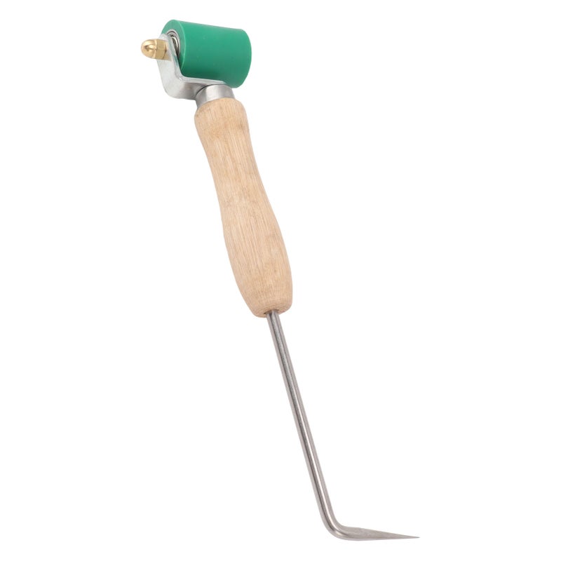 40mm Seam Roller Multi Functional Labor Saving Heat Resistant Flexible Silicone Seam Roller Tool for Membrane Sheet Welding Seam Tester Probe + Green Silicone Press Wheel - Image 4