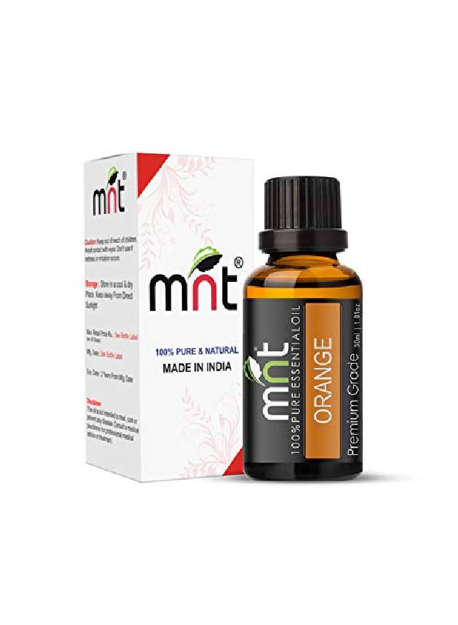 MNT Orange Essential Oil 100% Pure & l Therapeutic Grade Oil for Skin Lightening Hair Body Face and Aromatherapy (30ML) - Image 1