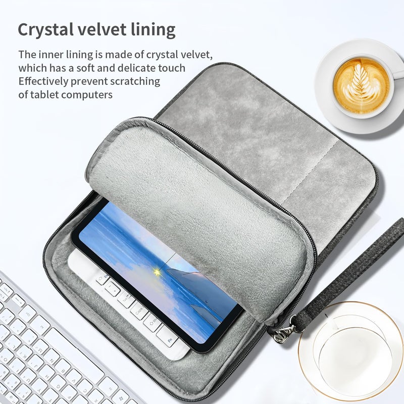 Moca 9-11 Inch Tablet Sleeve Carrying Case for iPad 10th / 11th Gen 10.9 2022, iPad Pro 11 inch, iPad Air 6/5/4 10.9, iPad 10.2, Galaxy Tab A9 Plus/ A8 10.5/Tab S8/ S9 11", with Pocket - Image 3