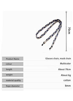 Oasisgalore 6PCS Adjustable Cotton Eyeglass Straps, Non-Slip Multi-Color Retainers  - Image 3