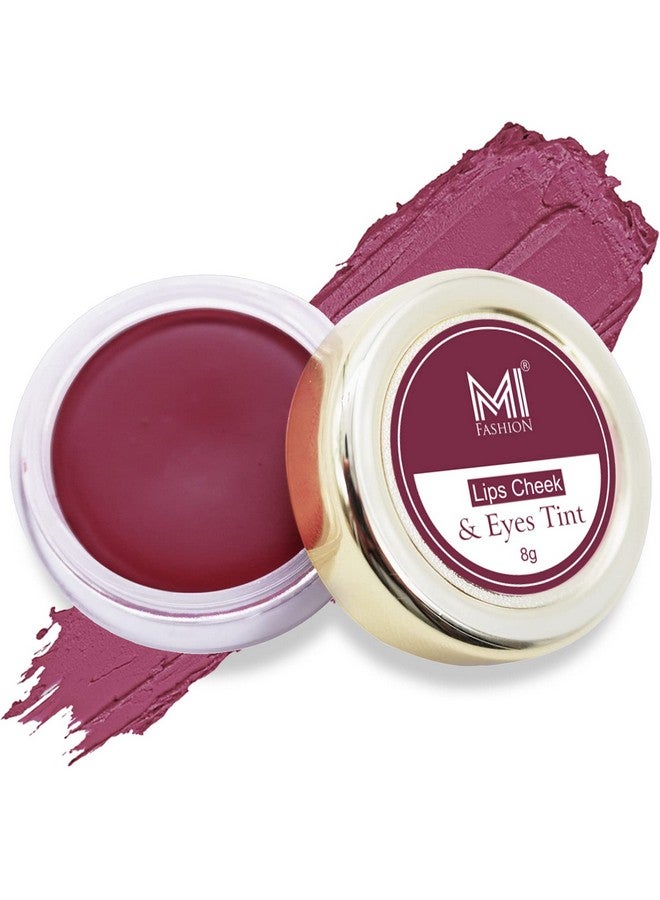 MI FASHION Natural Lip Tint For Women Paraben And Chemical Free Vegan Friendly Cheek And Eyes Tint Soften Matte Beetroot - Image 1