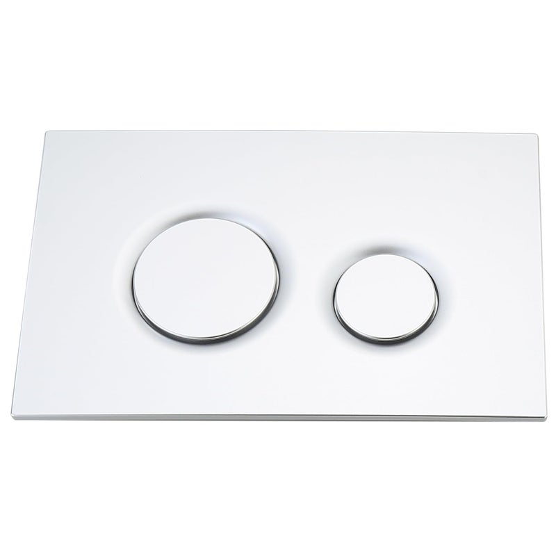PuritySage Modern Round Dual Flush Plate for TOTO Wall Hung Toilet TanksCompatible with TOTO YT930Toilet Flush Button with Water SavingPlastic Flush Valve PanelEasy InstallationPlated - Image 2