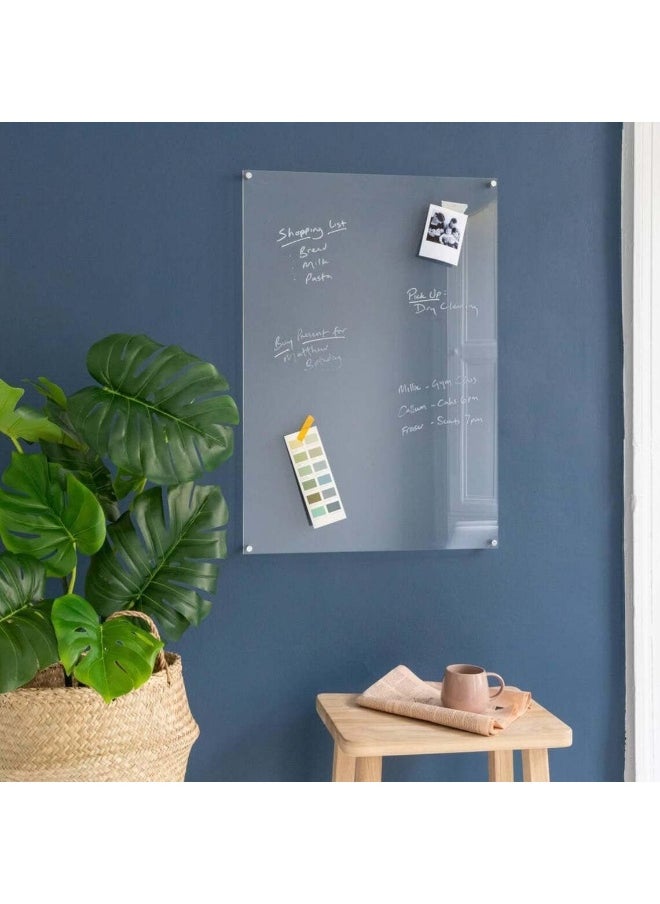 Horoof Home Horoof Home® Clear Acrylic Dry Erase Board – 41x28 cm Wall-Mounted Transparent Message Board  - Image 1