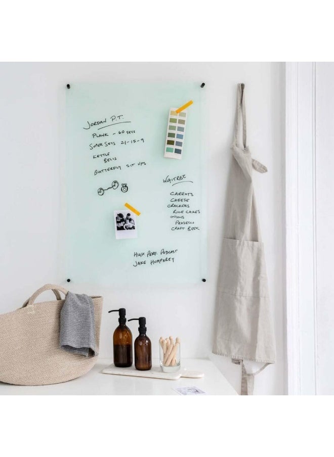 Horoof Home Horoof Home® Clear Acrylic Dry Erase Board – 41x28 cm Wall-Mounted Transparent Message Board  - Image 5