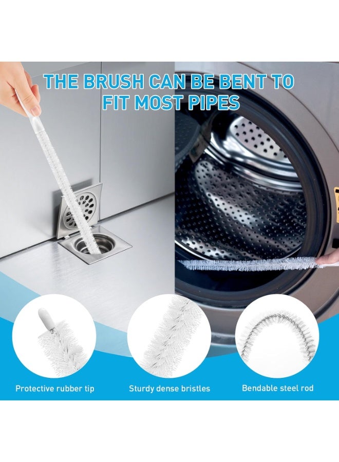 Drain Clog Remover Tool Kit with Flexible Grabber Claw, Drain Snake, and Cleaning Brushes for Kitchen, Bathroom, Toilet, Shower - Image 5