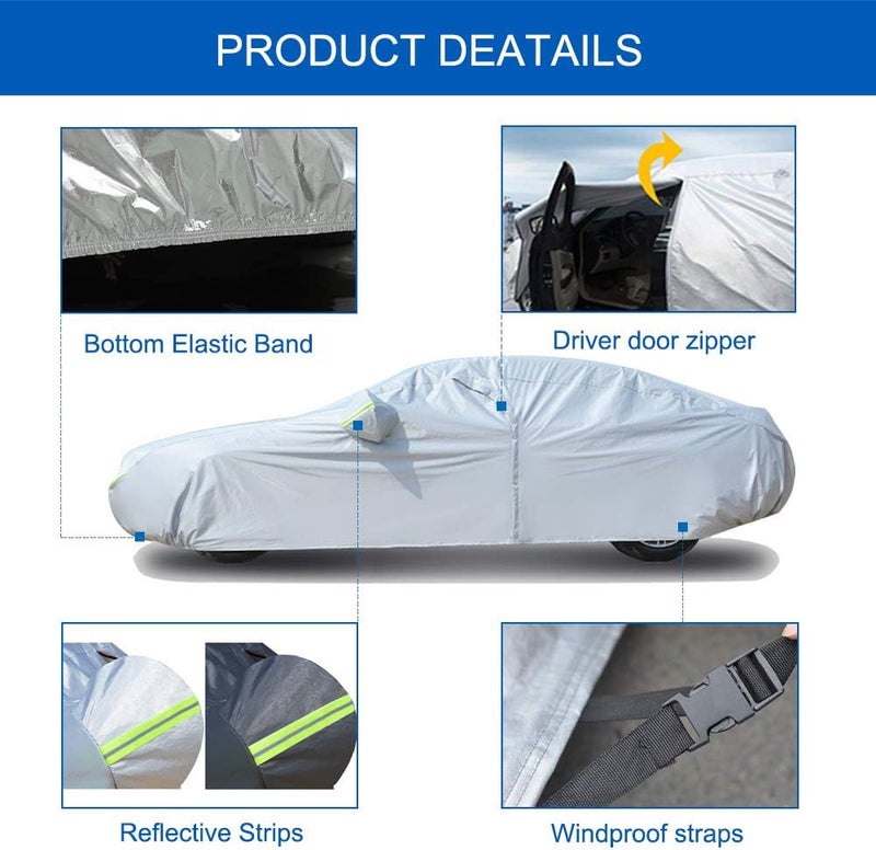 Koukou Custom Fit Waterproof Car Cover for Honda HR-V (1998-2025) - Image 5