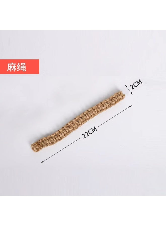 Factory Direct: Hemp Rope Woven Curtain Tiebacks (2-Pack) | High Cost-Effectiveness, Natural Texture, Ideal for Middle Eastern Home Decor - Image 2