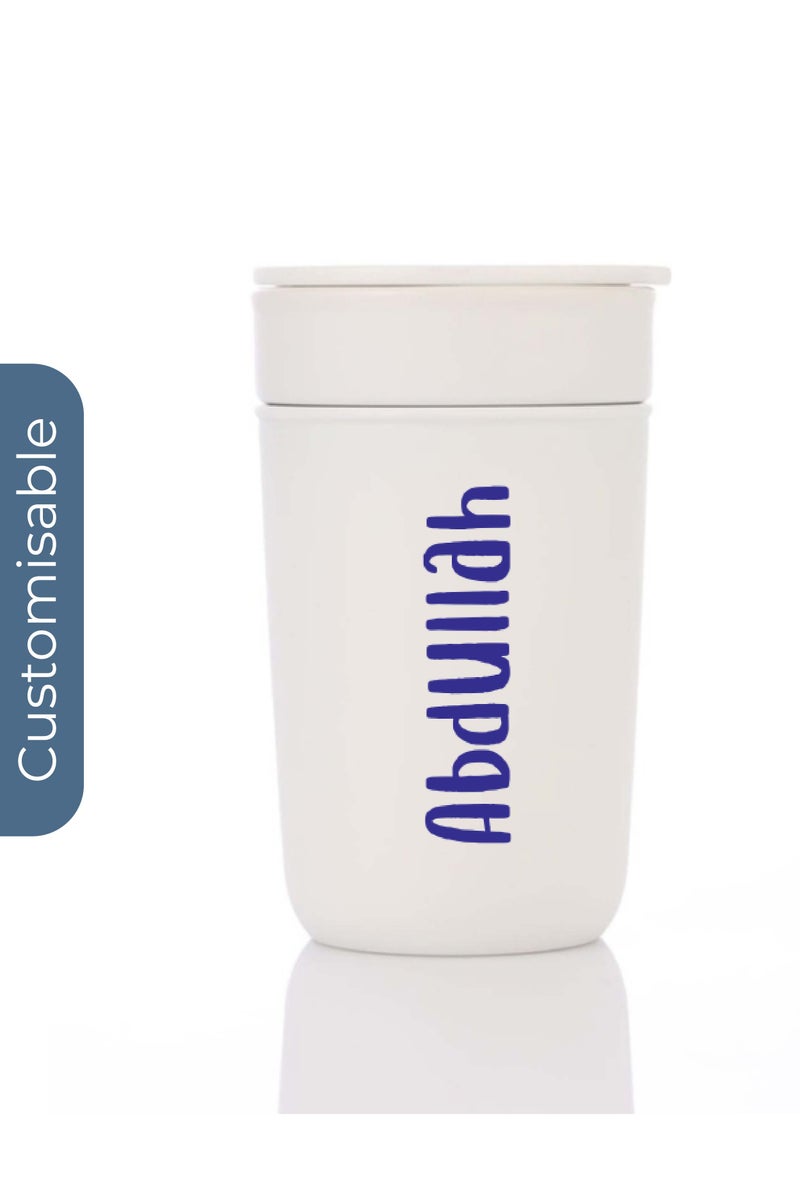 هانز لارسن كوب سيراميك فاخر مخصص مع غلاف واقي معاد تدويره - أبيض - Image 1