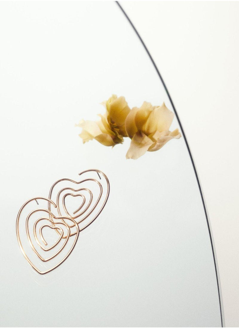 MANGO - Hart Stud Earrings - Image 1