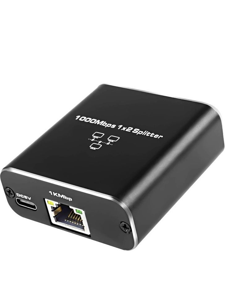 Generic Ethernet Splitter 1 to 2 High-Speed 1000Mbps, Gigabit Ethernet Splitter, LAN Splitter with USB Power Cable, RJ45 Splitter for Cat5/5e/6/7/8 Cable【2 Devices Simultaneously Networking  - Image 3