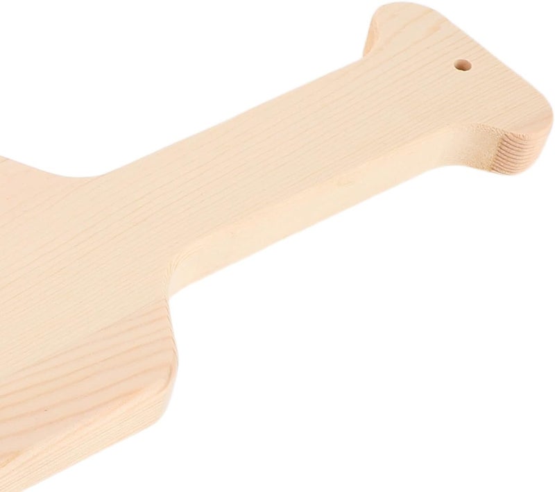 ABOOFAN 2pcs Unfinished Wood Paddles Greek Fraternity Paddle Boards for Student Clubs DIY Painting Crafts 15-inch Natural Wood Decoration for University Teams - Image 2