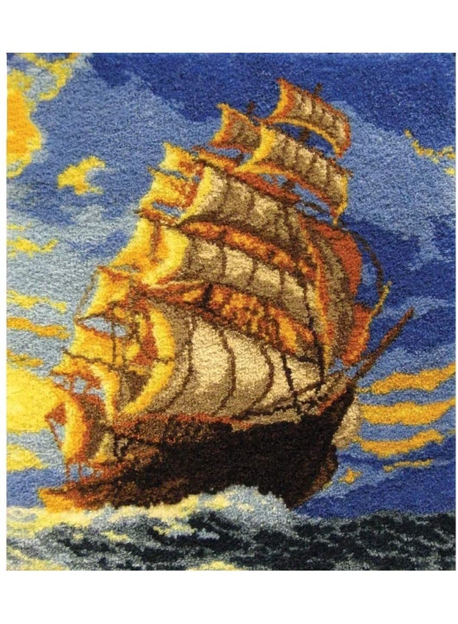 إسكدنيا طقم سجادة حياكة خطاف ، سجادة كروشيه من خيوط الصوف ، وسادة أريكة ، حصيرة ، تزيين جدارية ، مجموعة فنون وحرف سجادة من الخيوط - Image 1