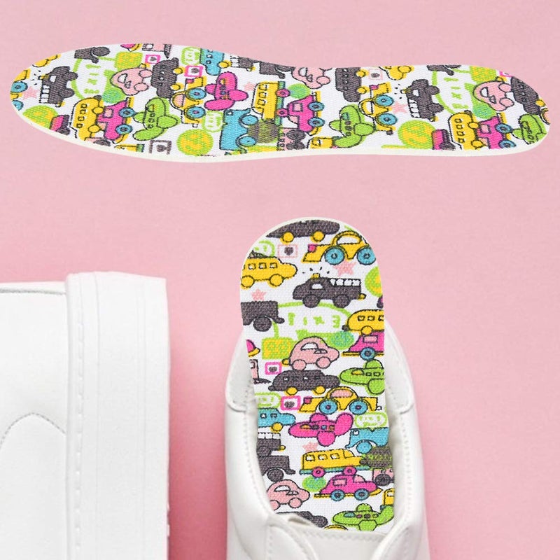 Breathable Latex Kids Insoles Cushioned Massage Inserts For Comfort Size 26 36 - Image 4