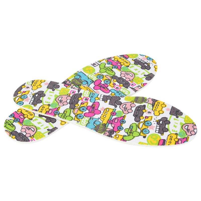 Breathable Latex Kids Insoles Cushioned Massage Inserts For Comfort Size 26 36 - Image 2