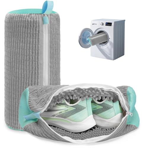ngfhf Shoe Washing Machine Bag Laundry Shoe Bag for Washer and Dryer Reusable 2pc Shoe Cleaning Bags for Sneakers 360 Deep Cleaning Machine for All Shoes Types With Selflocking Zipper - Image 1