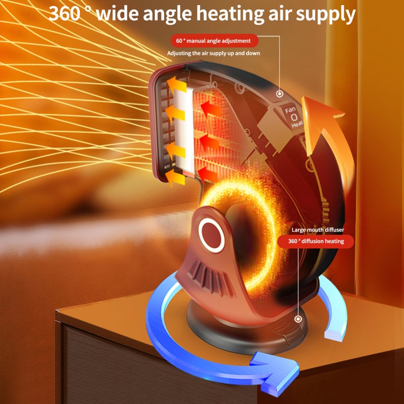 Car Heater 120W 12V Heater Lighter Plug with Heating& Cooling Mode for Car - Image 3