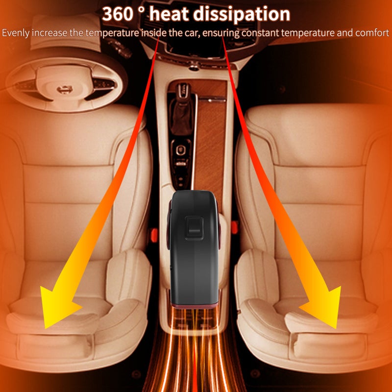 Car Heater 120W 12V Heater Lighter Plug with Heating& Cooling Mode for Car - Image 5