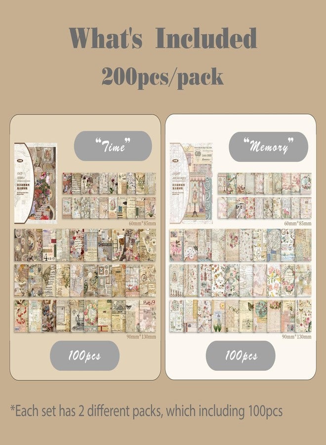 SIBLYMONA 120 Pcs Deco Papers for Scrapbooking, 5.5*5.5in Vintage Decoupage Paper Junk Journal Supplies, Retro Flower Butterfly Sunflower Ephemera Paper Pack for Diary Room Decor Wall Art Collage Album (SetA) - Image 2