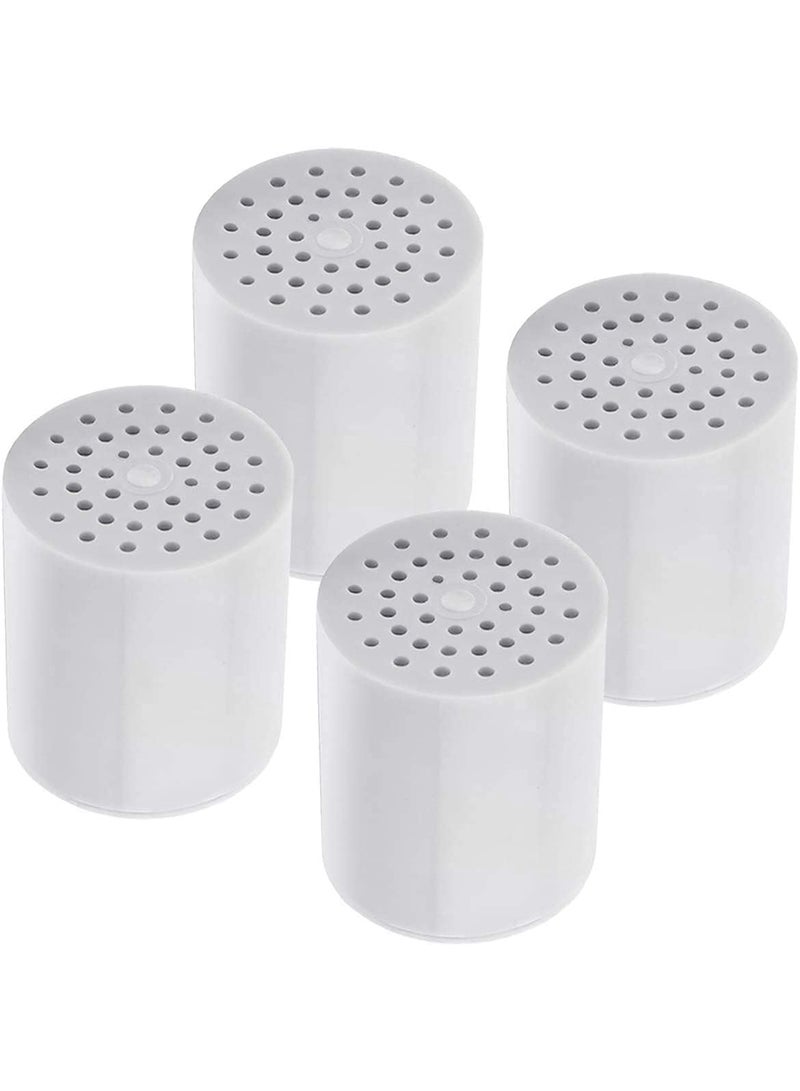 Womdee 4 Pack 15 Stage Shower Filter Replacement Cartridge, Shower Filter for Hard Water, Universally Compatible with Any Similar Design, Shower Water Softener with High Output - Image 1