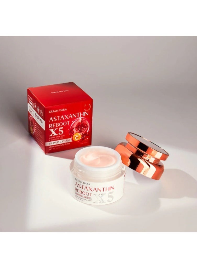 Dara Cream Dara Astaxanthin Reboot X5 Plus Repair Cream for Anti-Aging, Wrinkle Reduction, Antioxidant - 30g with Astaxanthin & Niacinamide Anti Aging Face Moisturizer for Bright Skin - Image 5