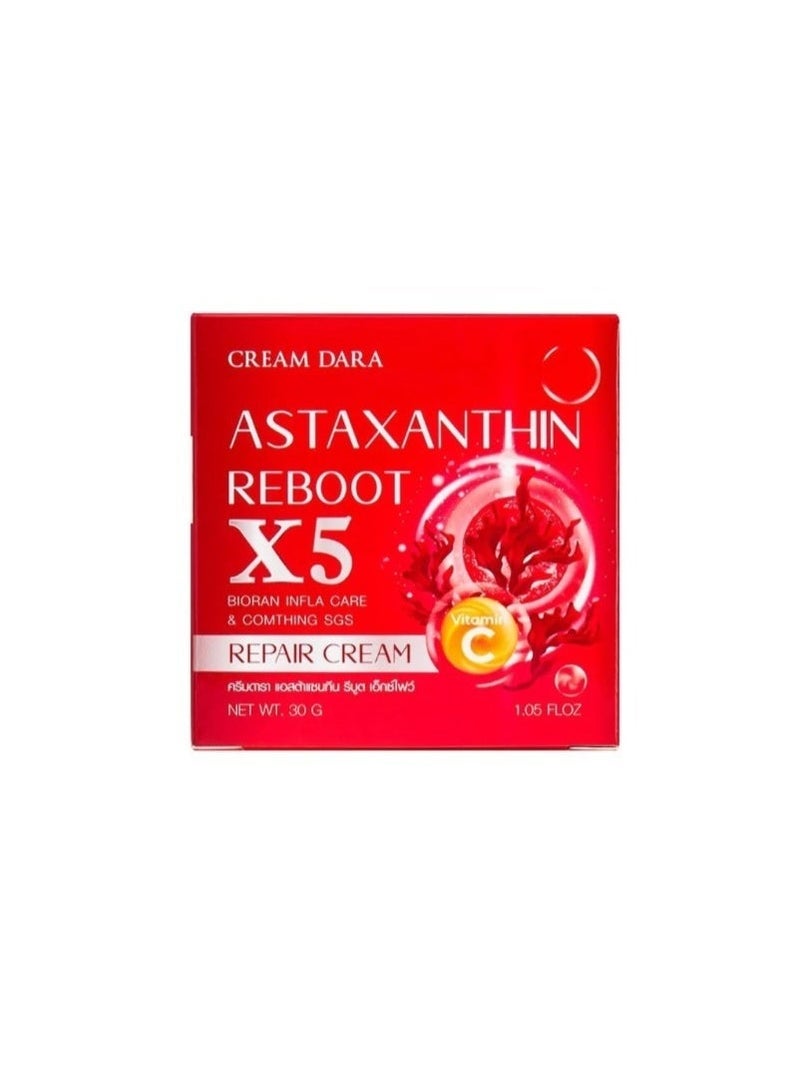 Dara Cream Dara Astaxanthin Reboot X5 Plus Repair Cream for Anti-Aging, Wrinkle Reduction, Antioxidant - 30g with Astaxanthin & Niacinamide Anti Aging Face Moisturizer for Bright Skin - Image 4