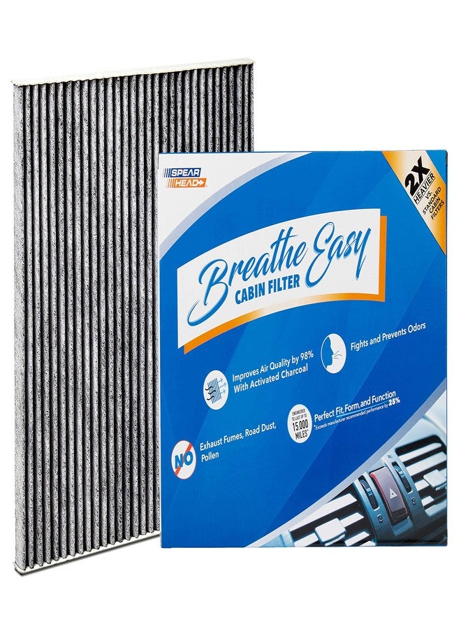 Spearhead Odor Defense Breathe Easy Cabin Filter | Fits 13-18 Altima/16-23 Maxima/15-24 Murano/13-20 Pathfinder/2013 JX35/14-20 QX60 Like OEM | Up to 25% Longer Lasting w/Activated Carbon (BE-776) - Image 1