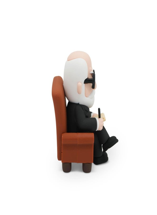 GOOFBALLS Desktop Therapist Collectible Figurine, Funny Therapy Desk Decor, Mini Psychoanalyst Statue, Office Gag Gift for Coworkers - Image 4