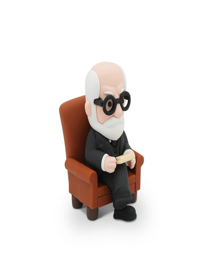 GOOFBALLS Desktop Therapist Collectible Figurine, Funny Therapy Desk Decor, Mini Psychoanalyst Statue, Office Gag Gift for Coworkers - Image 3