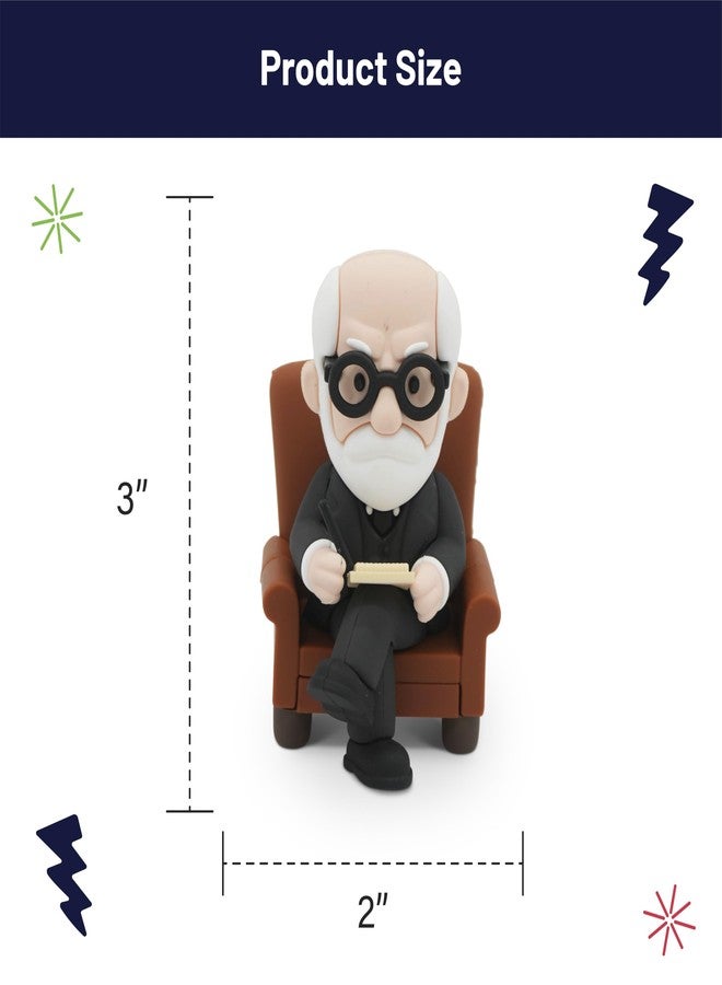 GOOFBALLS Desktop Therapist Collectible Figurine, Funny Therapy Desk Decor, Mini Psychoanalyst Statue, Office Gag Gift for Coworkers - Image 2