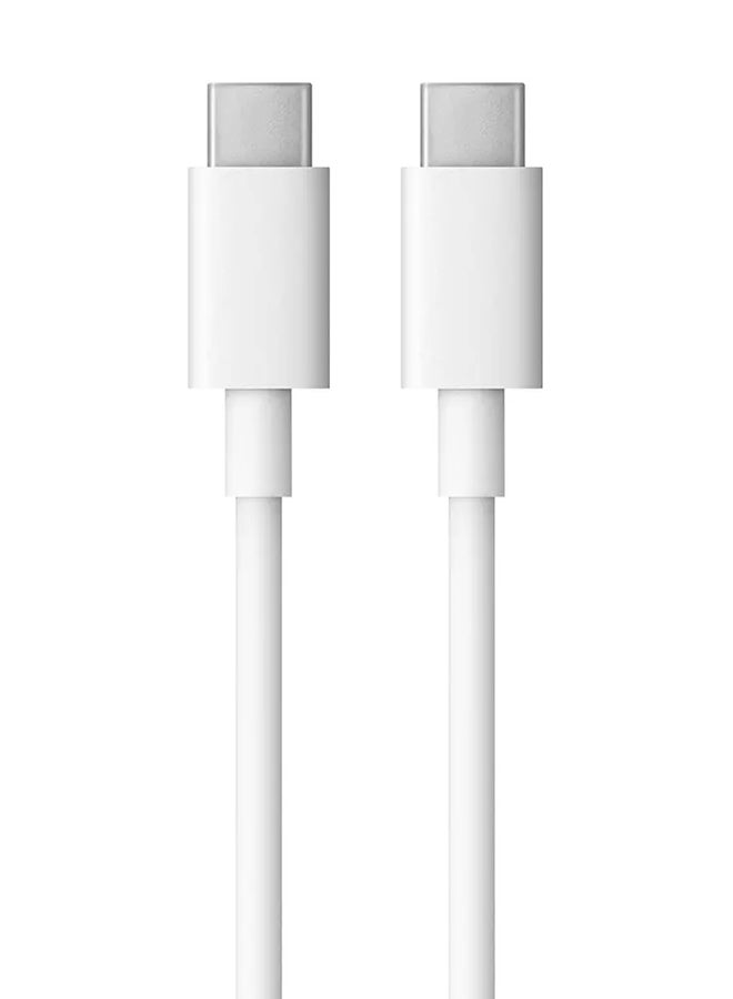 Google 30W USB-C Super Fast Charger 2 Pins Charger And Cable Compatible With Google Products And Other USB-C Devices Fast Charging Pixel Phone Charger USB-C To USB C Sync Charge Cable Included White - Image 5
