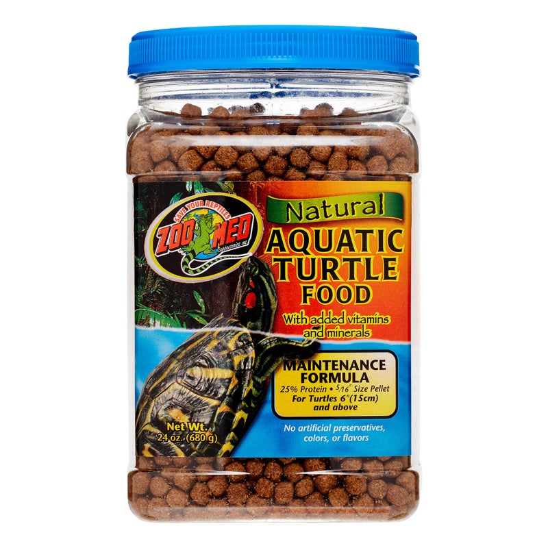 Zoo Med Natural Aquatic Turtle Food, Maintenance Formula, 24-Ounce - Image 1
