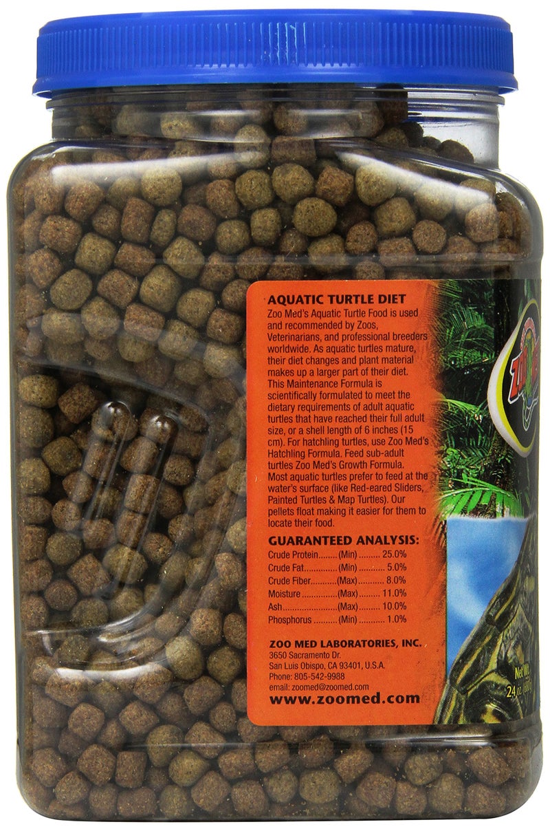 Zoo Med Natural Aquatic Turtle Food, Maintenance Formula, 24-Ounce - Image 2