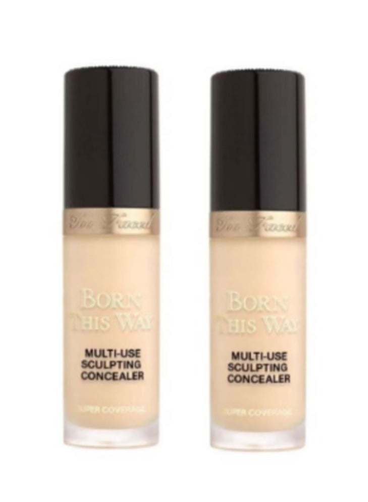 تو فيسد كونسيلر Born This Way Super Coverage من قطعتين - لون الفانيليا - Image 1