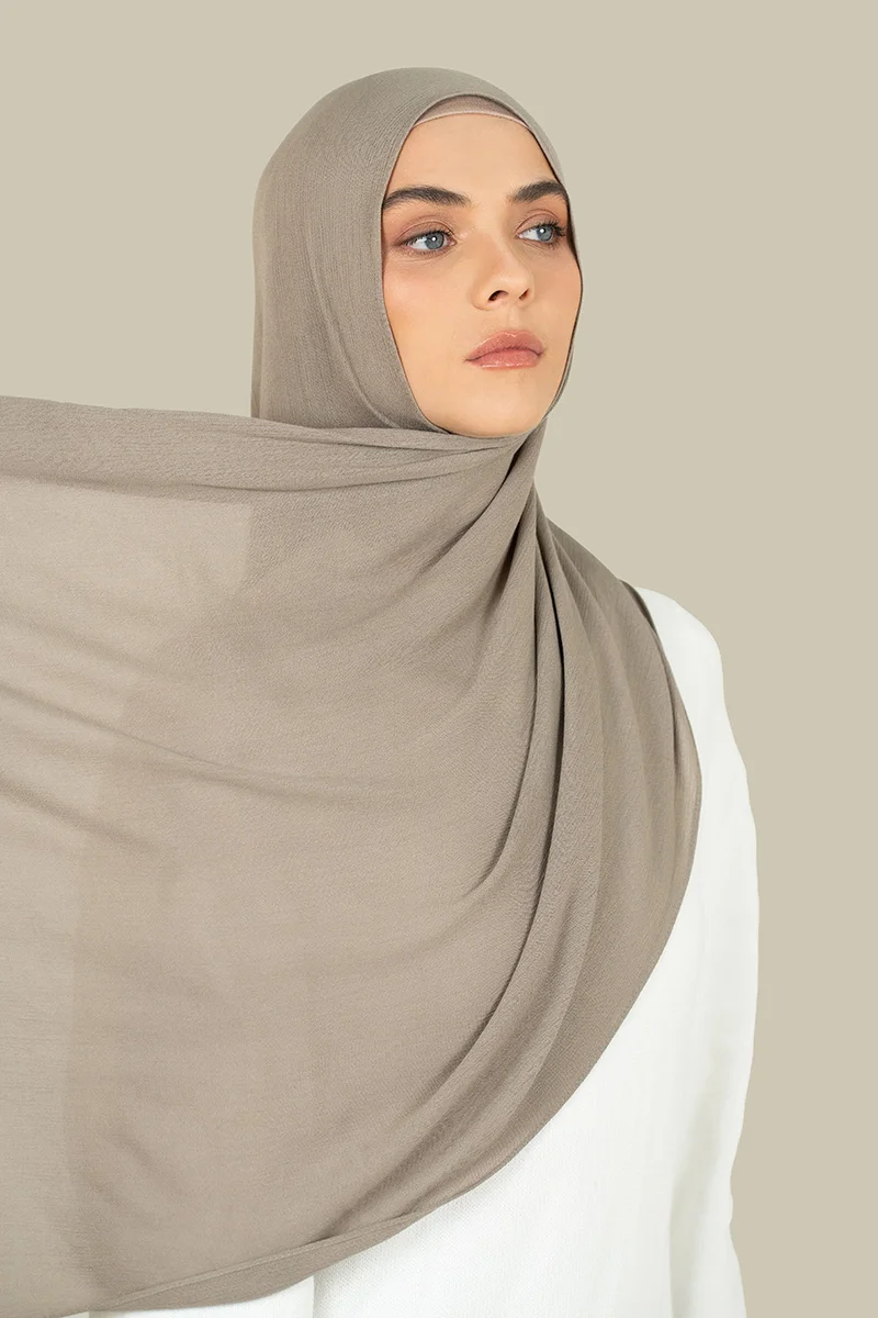 silqrose  Mink Ecovero Hijab - Maxi for Women | Best Price UAE