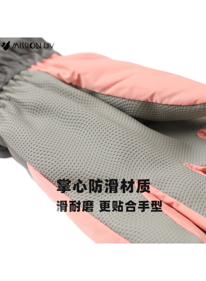 Mission Uv Warm Gloves For Women, Autumn And Winter Windproof And Cold-Resistant, Fleece-Lined, For Skiing, Cycling, Driving, Electric Bicycles, Touchscreen Gloves - Image 1