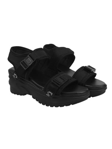 Shoetopia Women's Sandal-5 Kids UK (Girls-Gem-Black)-EU38 - Image 1