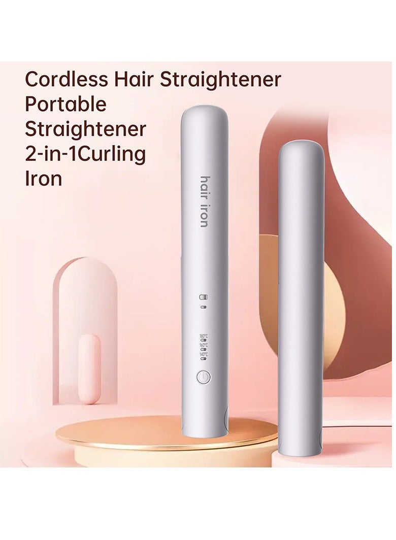 Mini Hair Straightener, Cordless Mini Hair Straightener, Using Ceramic Coated Panels with 3 Heat Settings, Hair Straightener for All Hair Types. - Image 2