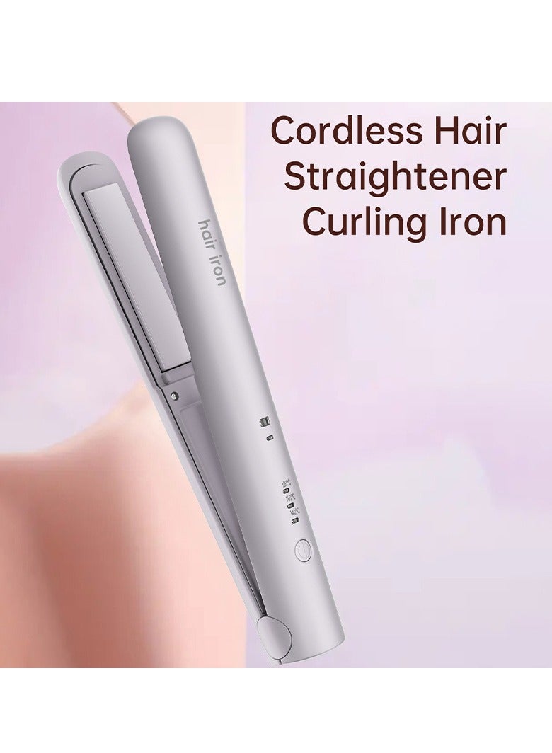 Mini Hair Straightener, Cordless Mini Hair Straightener, Using Ceramic Coated Panels with 3 Heat Settings, Hair Straightener for All Hair Types. - Image 4