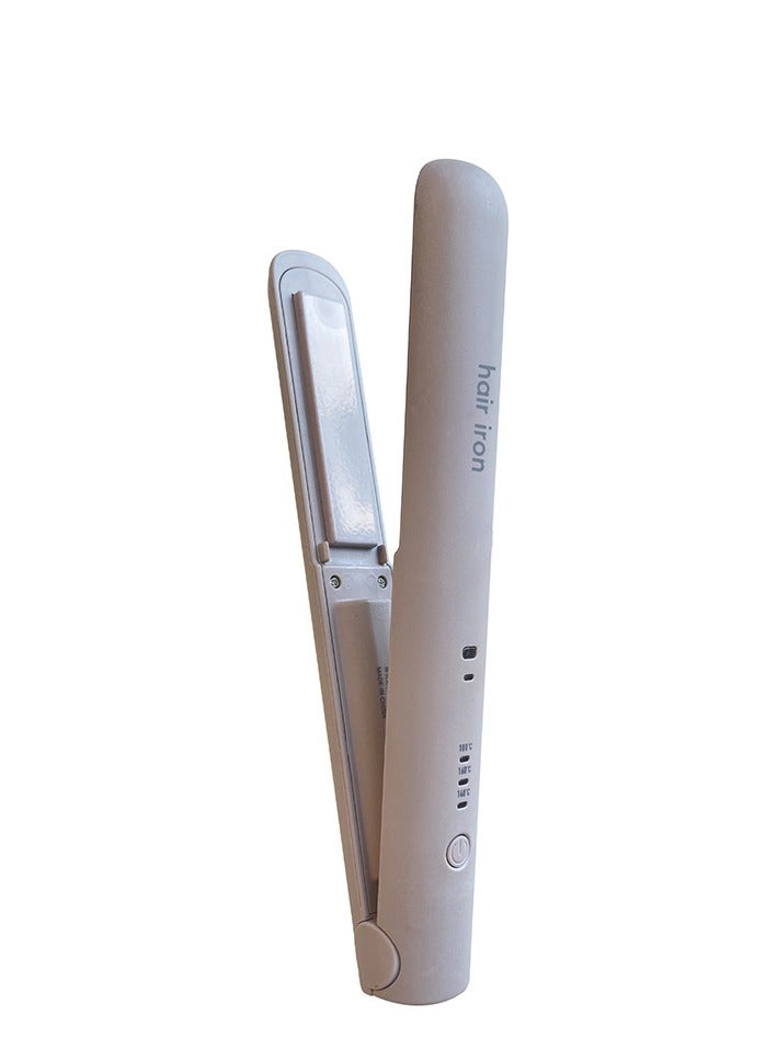 Mini Hair Straightener, Cordless Mini Hair Straightener, Using Ceramic Coated Panels with 3 Heat Settings, Hair Straightener for All Hair Types. - Image 1