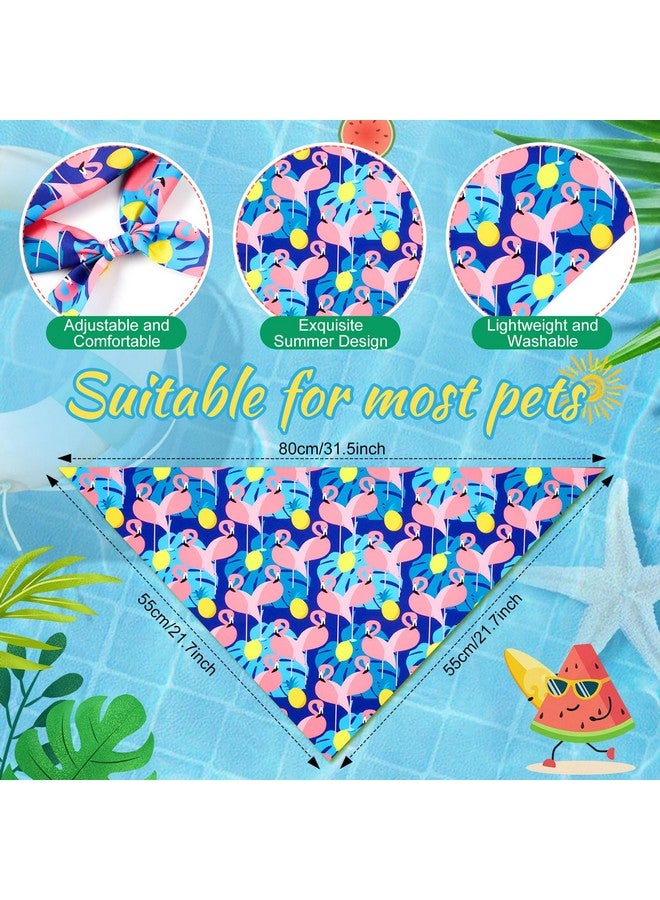 Chunful Chunful 100 Pieces Dog Bandanas Bulk Summer Pet Bandanas Pack Triangle Scarf Bib Kerchief Set for Small Large Dog Costume Accessories Decoration(31.5 x 21.7 x 21.7,Fruit)  - Image 3