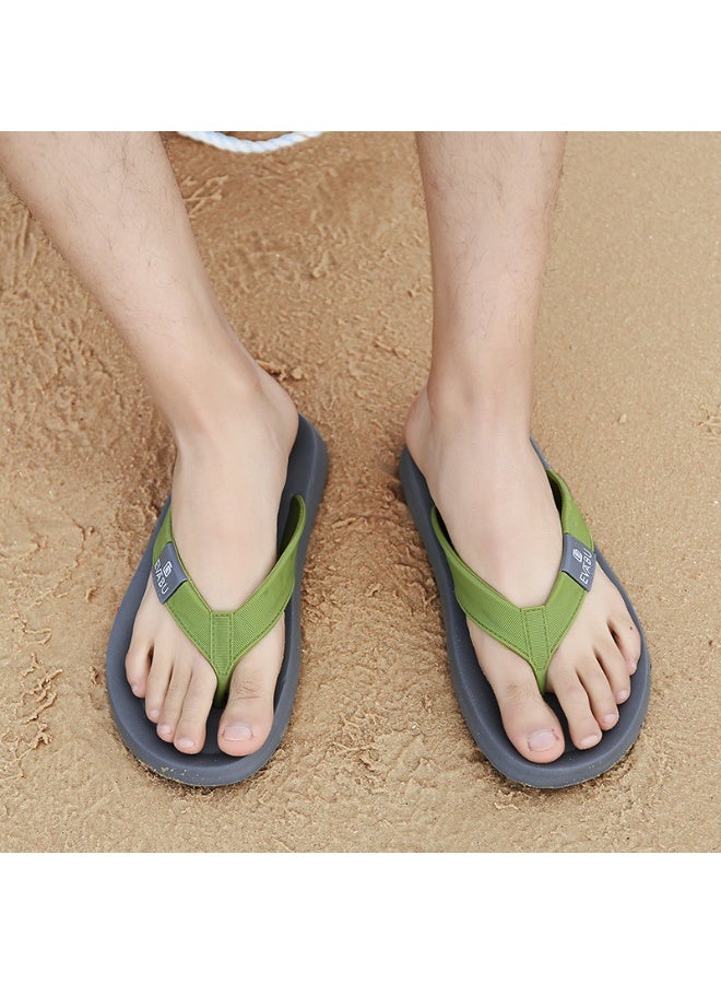 EVEXIA Summer Quality Men's  High Elastic Rubber Wear Resistant Lightweight Flip Flops Casual Outdoor Beach Stream Men Sandals - Image 2