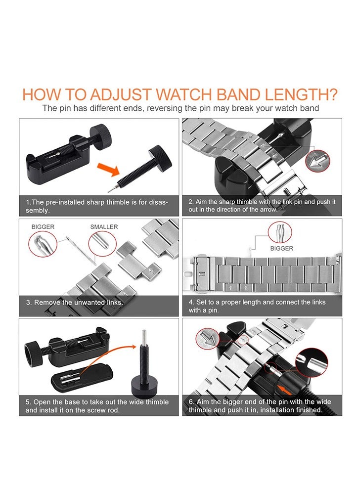 VINSOC Metal Watch Strap Compatible with Huawei Watch GT5 46mm/GT4 46mm/GT3 46mm/GT2 46mm with All-Around Protective TPU Bumper Cover Screen Protector Case Intended for Huawei Watch GT5 46mm Strap Black  - Image 5