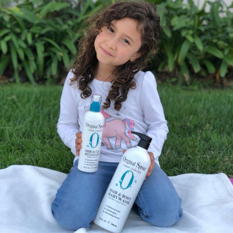 Original Sprout Original Sprout Miracle Detangler, Leave-In Conditioner Treatment for All Hair Types, 12 oz. Bottle - Image 2