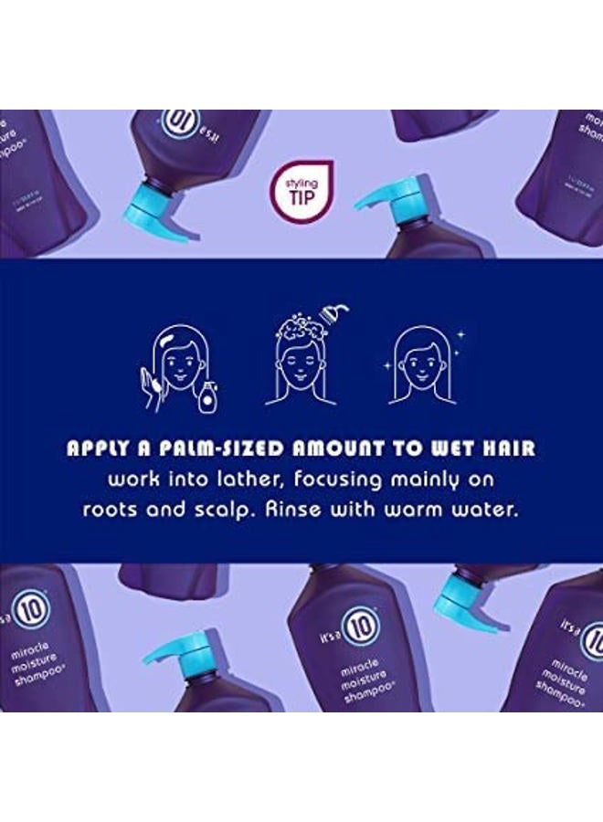 It's a 10 Haircare Miracle Moisture Shampoo Sulfatefree 295.7ml - Image 4