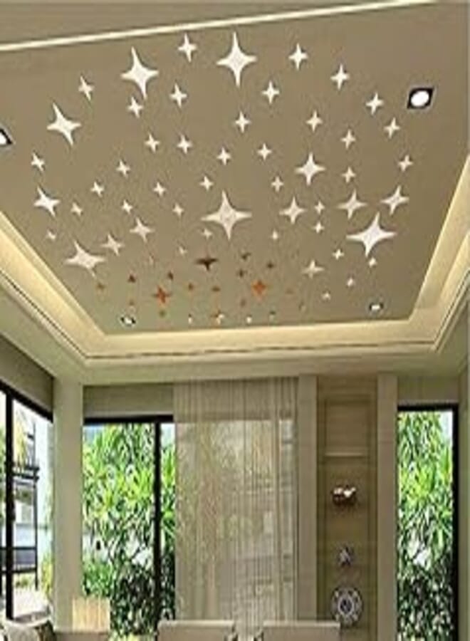 OR Bling Bling Stars Diy Acrylic Removable Wall Stickers Decal Room Wall paper 