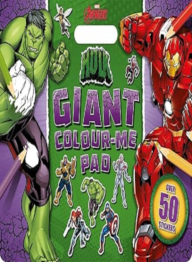 Marvel Avengers Hulk Giant Colour Me Pad