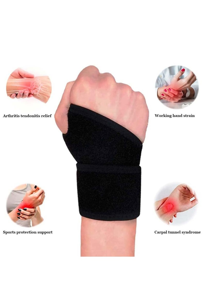 Generic Wrist Support Brace Carpal Tunnel Wrist Brace Hand Support, Adjustable Wrist Support for Arthritis and Tendinitis, Joint Pain Relief, 1 Pack - Image 2
