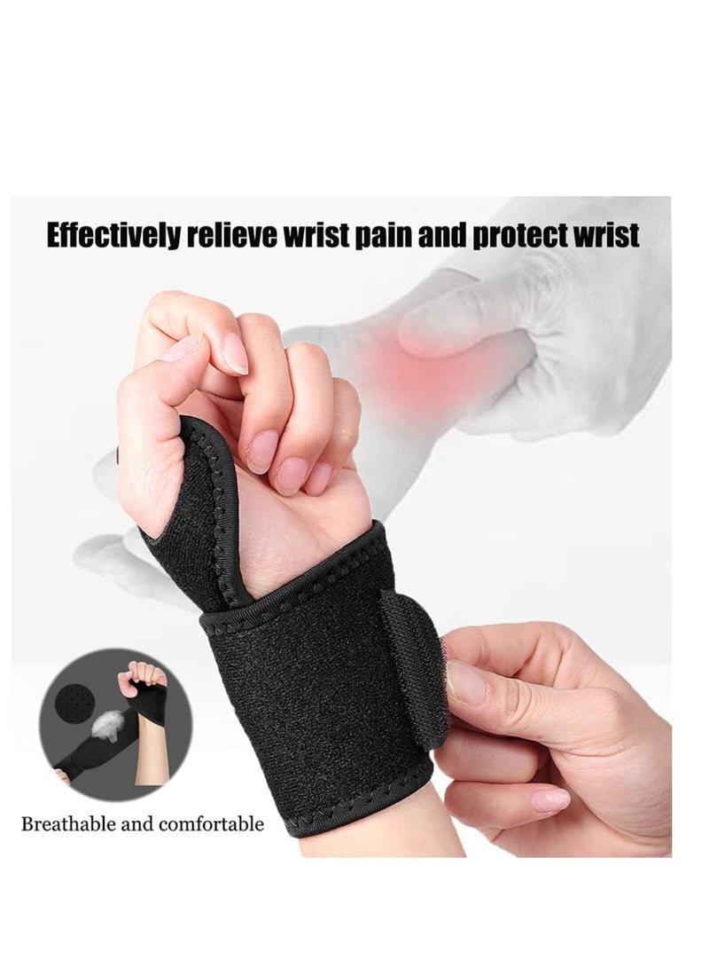 Generic Wrist Support Brace Carpal Tunnel Wrist Brace Hand Support, Adjustable Wrist Support for Arthritis and Tendinitis, Joint Pain Relief, 1 Pack - Image 3